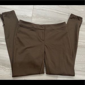 The Limited Zip Ankle Brown Comfy Leggings 00P